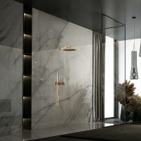 Душевая система Vincea Groove Брашированное золото арт-VSFW-4G01BG4 — фото 2, Встраиваемые душевые комплекты