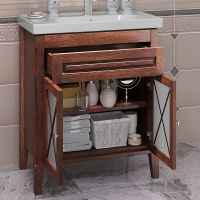 Тумба под раковину Opadiris Палермо 80 Светлый орех арт-00-00002354 — фото 4, Тумбы под раковину