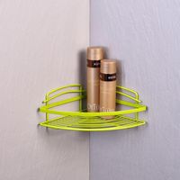 Угловая полка Fixsen Зеленая арт-FX-850G-1 — фото 2, Полки для ванной и душа