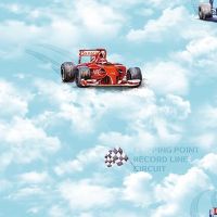 Обои детские Andrea Rossi Kids Land Винил на флизелине (1,06*10,05) Голубой, Автомобиль арт-54276-1 — фото 1, Обои для стен