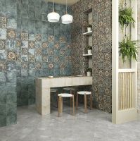 Товар: Керамический декор Mainzu Mandala Decor Singapur Grey 20х20 см арт-PT02819 - фото 2 Керамический декор Mainzu Mandala Decor Singapur Grey 20х20 см арт-PT02819 — фото 2, Керамическая плитка