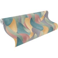 Обои RASCH Vitrage Винил на флизелине (1,06*10,05) Разноцветный, Геометрия арт-974836 — фото 3, Обои для стен