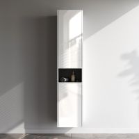 Подвесной шкаф AM.PM Func 40 Белый глянцевый арт-M8FCH0402WG — фото 8, Шкафы для ванной