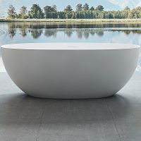 Ванна из искусственного камня Vincea 170x75 Белая матовая без гидромассажа арт-VBT-6S01MW — фото 1, Ванны из искусственного камня