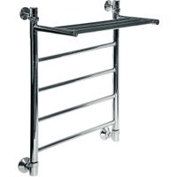 Водяной полотенцесушитель Ника Classic ЛП/ВП 60x40 с полкой Хром арт-ЛП ВП 60/40 — фото 2, Водяные полотенцесушители