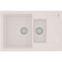 Товар: Кухонная мойка Lemark Ramza 760 Жасмин арт-9910040 - фото 1 Кухонная мойка Lemark Ramza 760 Жасмин арт-9910040 — фото 1, Кухонные мойки