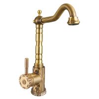 Смеситель для кухни ZorG Antic Бронза арт-A 109K-BR — фото 1, Смесители для кухни