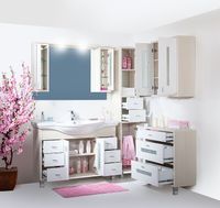 Товар: Подвесной шкаф Бриклаер Бали 60 Светлая лиственница Белый глянцевый арт-4627125412165 - фото 4 Подвесной шкаф Бриклаер Бали 60 Светлая лиственница Белый глянцевый арт-4627125412165 — фото 4, Шкафы для ванной