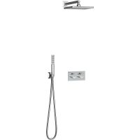 Душевая система Teska Teona с термостатом Хром арт-T4100C — фото 1, Встраиваемые душевые комплекты