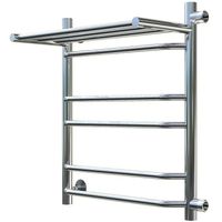 Водяной полотенцесушитель Тругор Браво 3 П ПМ R 60x40 с полкой Хром арт-Браво3/ПМ506040Пправ — фото 1, Водяные полотенцесушители