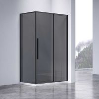 Душевой уголок Vincea Slim-N 130x90 профиль Черный стекло тонированное арт-VSR-4SN9013CGB — фото 1, Прямоугольные душевые уголки