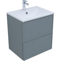 Товар: Тумба под раковину Aquanet Арт 60 подвесная Мисти грин арт-313274 - фото 2 Тумба под раковину Aquanet Арт 60 подвесная Мисти грин арт-313274 — фото 2, Тумбы под раковину