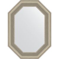 Зеркало Evoform Octagon 56x76 в багетной раме - Хамелеон 88 мм арт-BY 7173 — фото 1, Зеркала в ванную комнату