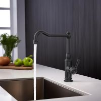 Смеситель для кухни Aquatek Классик Черный матовый арт-AQ1580MB — фото 8, Смесители для кухни