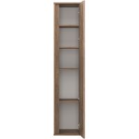 Шкаф пенал Brevita Dallas 35 подвесной Дуб Галифакс олово арт-DAL-05035-31 — фото 6, Пеналы для ванной комнаты