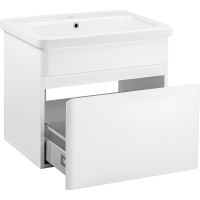 Тумба под раковину Veedi Prestige 60 подвесная Белая арт-PRS600T-CR — фото 2, Тумбы под раковину