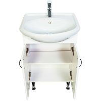 Тумба с раковиной Orange Роса 50 Белый глянец арт-Ro-50TUW+RA — фото 3, Тумбы с раковиной