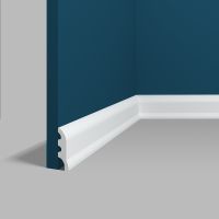 Плинтус Перфект 2000x54x16 мм арт-P18 — фото 1, Плинтуса напольные