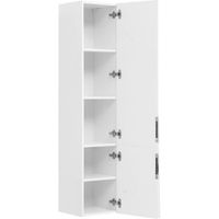 Шкаф пенал Aquanet Алвита 35 подвесной Белый арт-235359 — фото 2, Пеналы для ванной комнаты