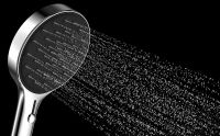 Товар: Ручной душ Vincea Inspire Черный матовый арт-VSHN-3I2HMB - фото 9 Ручной душ Vincea Inspire Черный матовый арт-VSHN-3I2HMB — фото 9, Лейки для душа