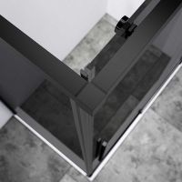 Душевой уголок Vincea Slim-N 130x90 профиль Черный стекло тонированное арт-VSR-4SN9013CGB — фото 4, Прямоугольные душевые уголки