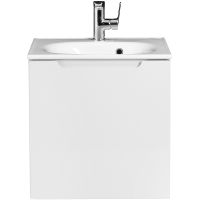 Тумба под раковину BelBagno Etna 50 L подвесная Bianco Lucido арт-ETNA-500-1A-SO-BL-P-L — фото 1, Тумбы под раковину