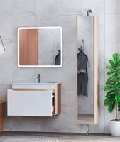 Шкаф пенал Vigo Grani 30 поворотный Дуб сонома арт-pnp.GRI.30 — фото 7, Пеналы для ванной комнаты