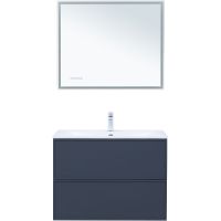 Тумба под раковину Aquanet Арт 90 подвесная Маренго арт-313266 — фото 7, Тумбы под раковину