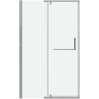 Душевая дверь Grossman Pragma 110 профиль Хром стекло прозрачное арт-100.K33.03.110.10.00 — фото 1, Распашные душевые двери