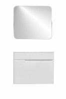 Тумба с раковиной Эстет Kare Luxe 70 подвесная Белая арт-ФР-00007080 — фото 4, Тумбы с раковиной