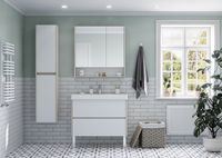 Товар: Зеркальный шкаф Aquaton Сканди 90 Белый Дуб верона арт-1A252302SDB20 - фото 3 Зеркальный шкаф Aquaton Сканди 90 Белый Дуб верона арт-1A252302SDB20 — фото 3, Зеркальные шкафы в ванную