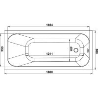 Товар: Акриловая ванна Jacob Delafon Trocadero 180x80 без гидромассажа арт-E6D355RU-00 - фото 5 Акриловая ванна Jacob Delafon Trocadero 180x80 без гидромассажа арт-E6D355RU-00 — фото 5, Акриловые ванны