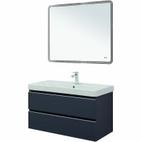 Тумба под раковину Aquanet Вега 100 подвесная Маренго арт-329587 — фото 11, Тумбы под раковину