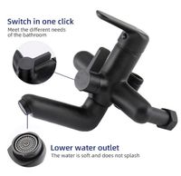 Душевая система Frap H17-6 Черная матовая арт-F2417-6 — фото 12, Душевые стойки