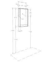 Товар: Зеркальный шкаф Aquaton Эмма 46 Белый Дуб наварра арт-1A221802EAD80 - фото 10 Зеркальный шкаф Aquaton Эмма 46 Белый Дуб наварра арт-1A221802EAD80 — фото 10, Зеркальные шкафы в ванную