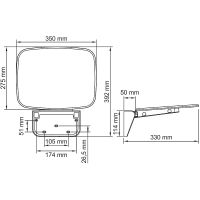 Сиденье для душа WasserKRAFT Черное арт-SS402 — фото 7, Сиденья