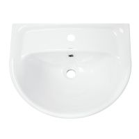 Раковина Sanita Эталон 55 Белая арт-WB.PD/Etalon/55-C/WHT.G/S1 — фото 3, Раковины подвесные