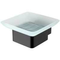 Мыльница Lemark Smooth Line Черная матовая арт-9742017 — фото 1, Мыльницы