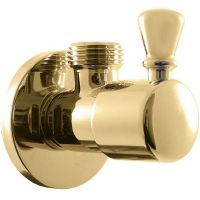 Запорный вентиль Rav Slezak Золото арт-ROH001Z — фото 1, Комплектующие для душевого оборудования