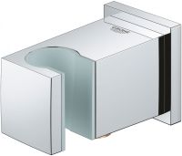 Шланговое подключение Grohe Euphoria Cube с держателем ручного душа Хром арт-26370000 — фото 3, Шланговые подключения
