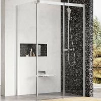 Душевой уголок Ravak Matrix MSDPS 110x80 R профиль Сатин стекло Transparent арт-0WPD4U00Z1 — фото 1, Прямоугольные душевые уголки