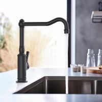 Смеситель для кухни Aquatek Классик Черный матовый арт-AQ1580MB — фото 5, Смесители для кухни