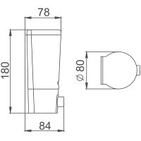 Дозатор для жидкого мыла Haiba Хром арт-HB406 — фото 7, Диспенсеры для жидкого мыла