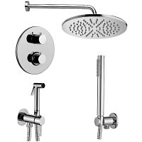 Комплект смесителей Paffoni Light Хром арт-KITZLIQ018CR — фото 1, Готовые комплекты для ванной комнаты