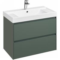 Тумба под раковину Roca Ona 80 подвесная Зеленая матовая арт-A857630513 — фото 1, Тумбы под раковину