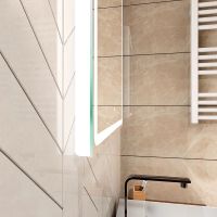 Товар: Зеркало Континент Amaze 800x900 с подсветкой с сенсорным выключателем арт-ЗЛП643 - фото 6 Зеркало Континент Amaze 800x900 с подсветкой с сенсорным выключателем арт-ЗЛП643 — фото 6, Зеркала в ванную комнату