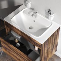 Товар: Тумба под раковину AM.PM Func 80 подвесная Дуб крафт арт-M8FFUX0801OF - фото 12 Тумба под раковину AM.PM Func 80 подвесная Дуб крафт арт-M8FFUX0801OF — фото 12, Тумбы под раковину