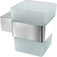 Стакан для зубных щеток Lemark Smooth Line Хром арт-9731013 — фото 1, Стаканы для зубных щеток