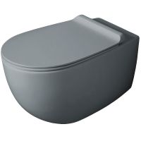 Товар: Унитаз Simas Vignoni VI18 cemento matt подвесной Серый матовый без сиденья арт-VI18cementomatt - фото 1 Унитаз Simas Vignoni VI18 cemento matt подвесной Серый матовый без сиденья арт-VI18cementomatt — фото 1, Подвесные унитазы