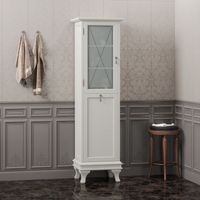 Шкаф пенал Opadiris Борджи 45 L с бельевой корзиной Слоновая кость арт-Z0000012564 — фото 2, Пеналы для ванной комнаты